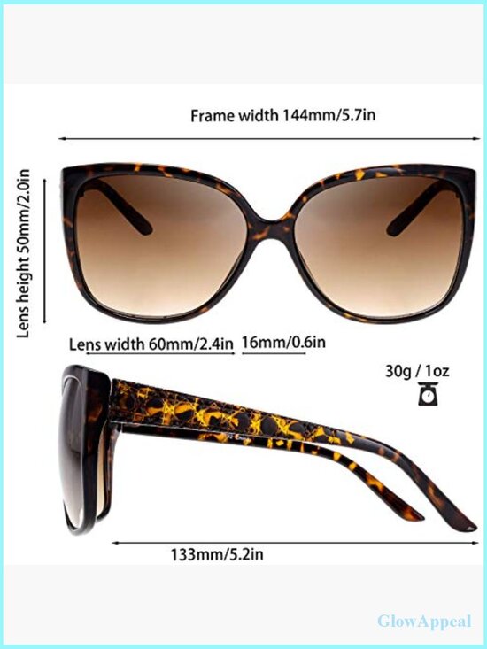 Oversized Cat Eye Butterfly Hybrid Fashion Sunglasses UV Protection Gift Box main image 6